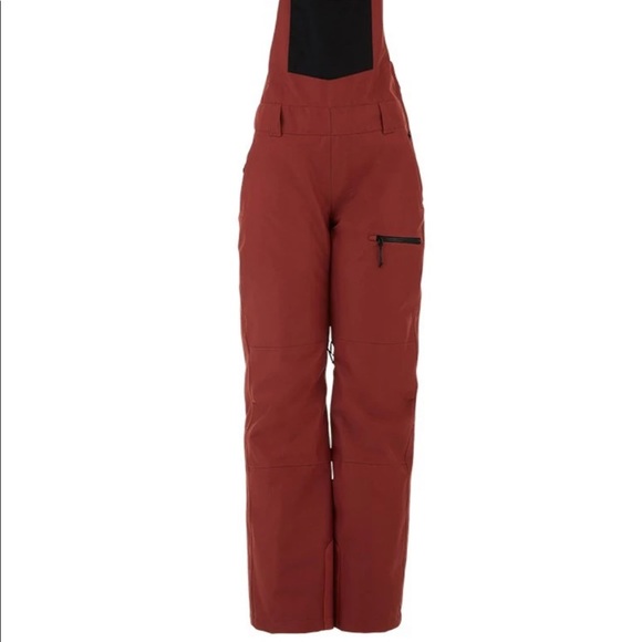 NWT Spyder Bib Snowpants Terrain Dark Rose S - Picture 4 of 7